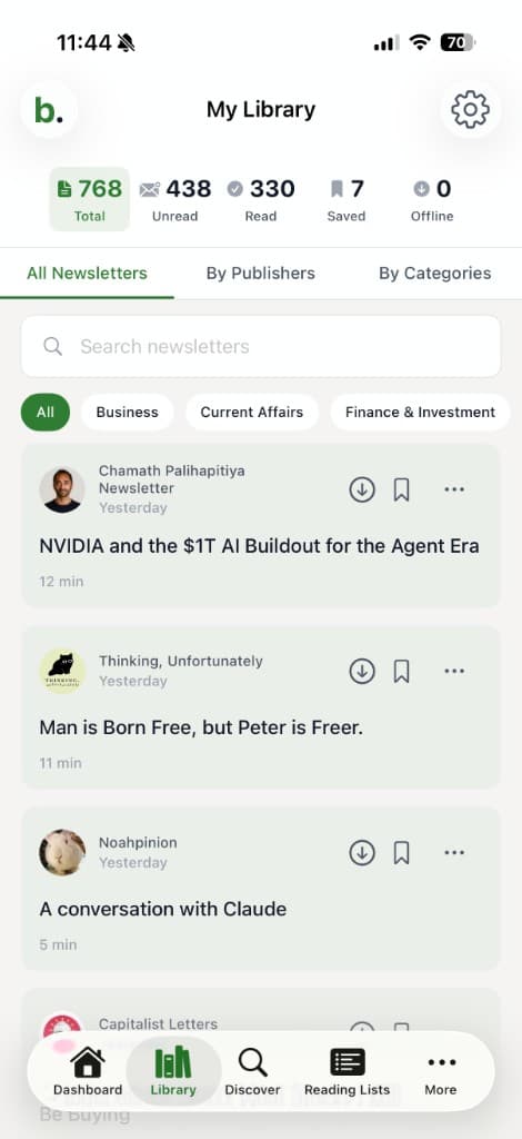 Bilig mobile app Library
